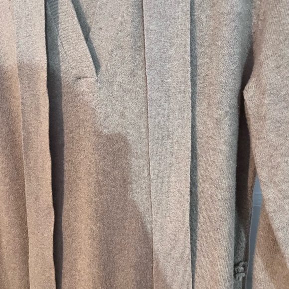 Faherty Beige Knit Midi Dress with Belt - Picture 6 of 7